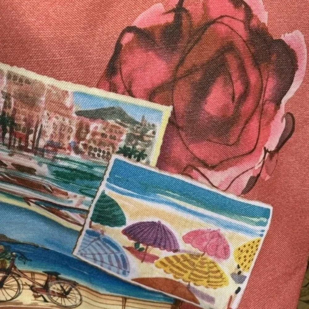LANCOME Coral French Riviera Tote Bag - Picture 3 of 7
